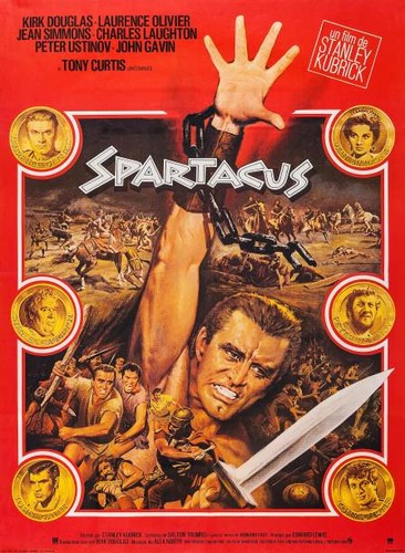 Spartacus poster left from - , top