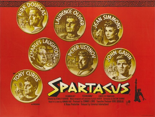 Spartacus 1960 quad poster - spartacus,