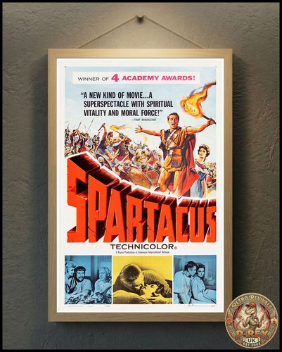 Spartacus repro movie poster - spartacus,