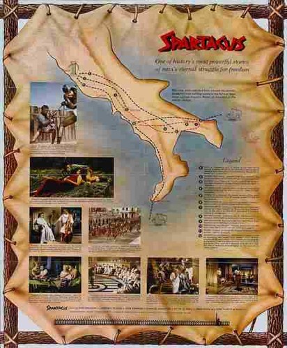 Spartacus film poster - film,